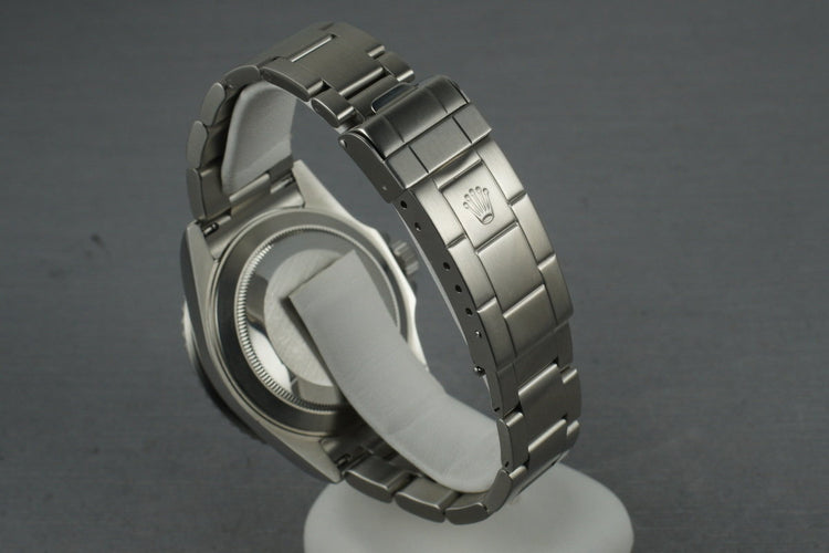 Rolex Green Submariner 16610 LV with Box and Papers M serial