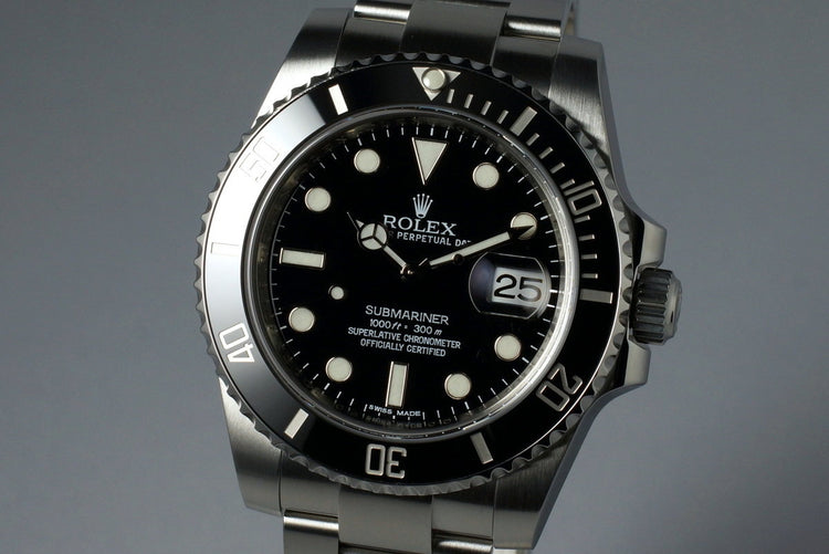 2011 Rolex Ceramic Submariner 116610 with Box and Papers