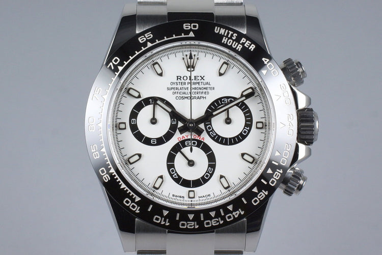 2016 Rolex Ceramic Daytona 116500LN White Dial with Box and Papers