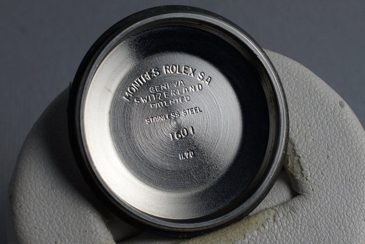 1970 Rolex DateJust 1601 Rare Matte Black Dial