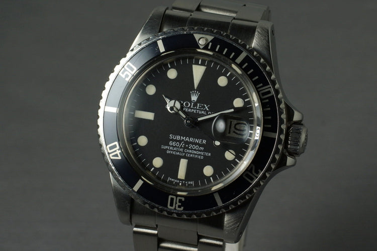 1978 Rolex Submariner 1680 with Box and Papers