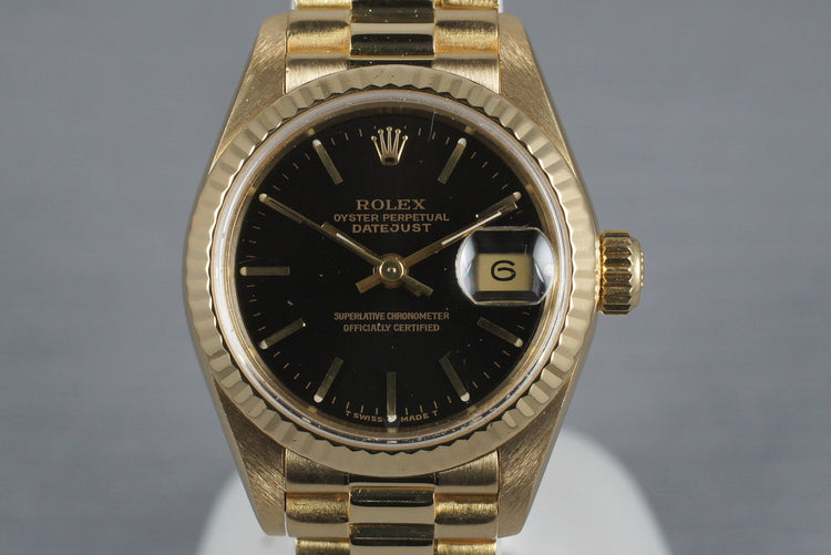 1991 Rolex Ladies YG Datejust 69178