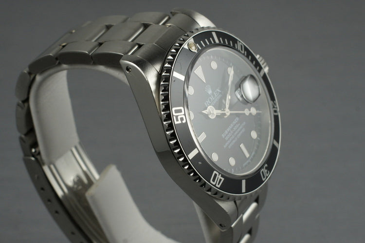 1995 Rolex Submariner 16610 with Box and Papers