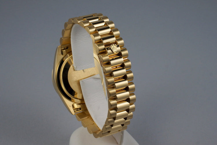 1989 Rolex YG Day-Date 18238 Champagne Dial with Box and Papers