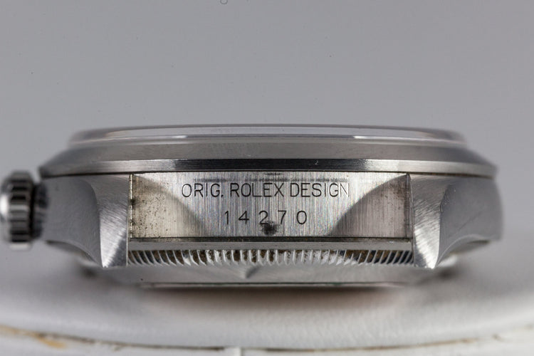 1999 Rolex Explorer 14270 with Swiss Only Dial