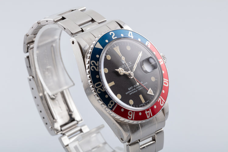 1970 Rolex GMT Master 1675 with MK2 Dial