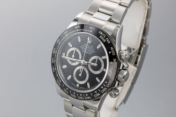 2018 Rolex Daytona 116500LN Black Dial with Box and Papers