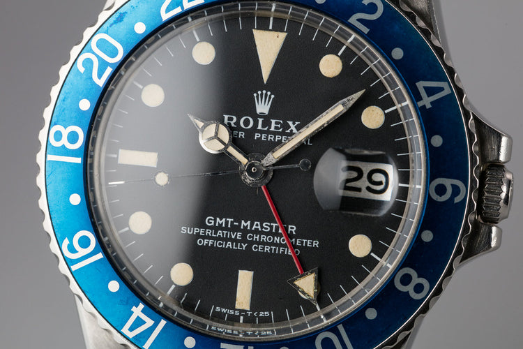 1972 Rolex GMT-Master 1675 "Blueberry"