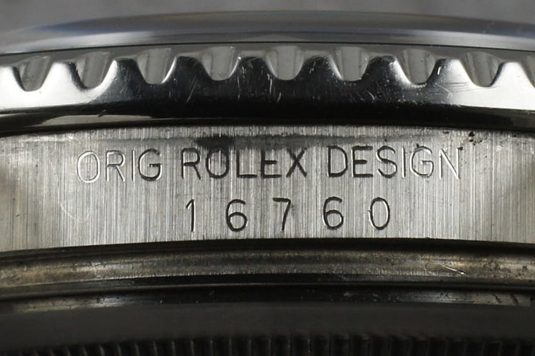 1986 Rolex GMT Ref: 16760 with Box “fat lady”