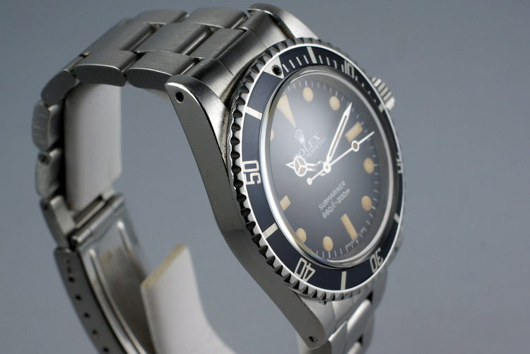 1978 Rolex Submariner 5513 Mark IV Maxi Dial