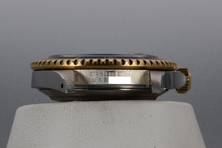 1991 Rolex Two-Tone Submariner 16613 Blue Dial