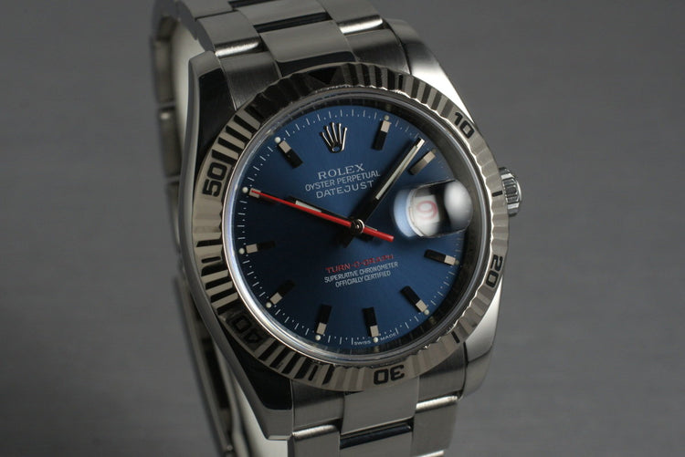 2006 Rolex DateJust 116264 Turn-O-Graph with Box and Papers