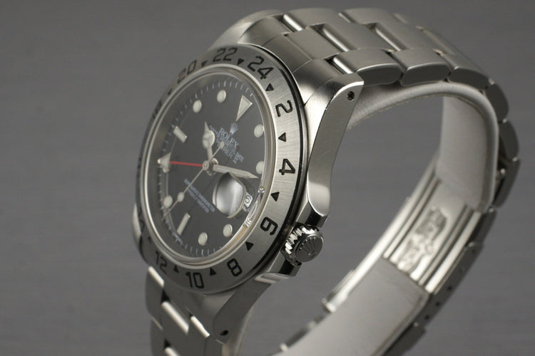 1997 Rolex Explorer II 16570 Black Dial with Papers