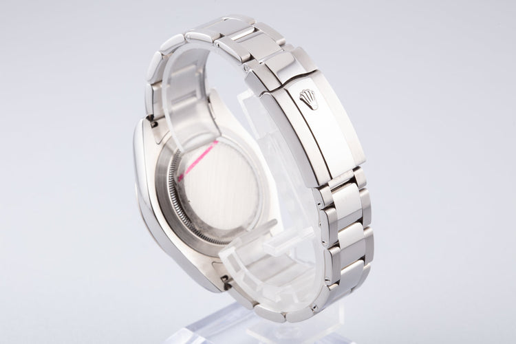 Rolex 41mm DateJust 116334 Silver Arabic Dial with Service Papers