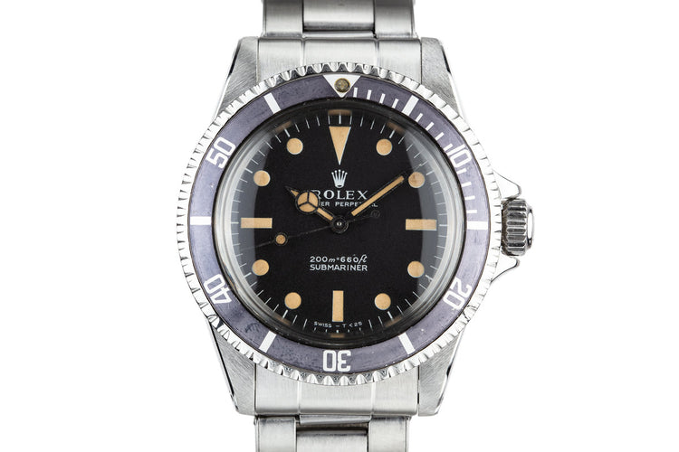 1967 Rolex Submariner 5513 with Meters First Dial