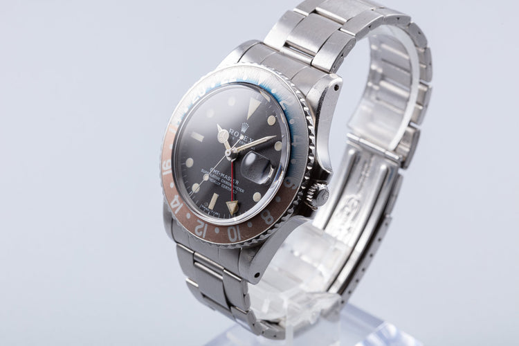 1971 Unpolished Vintage Rolex GMT-Master 1675 MK II Dial