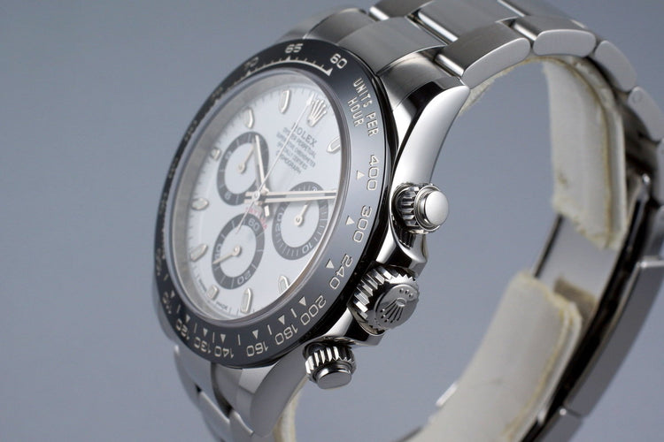 2016 Rolex Ceramic Daytona 116500LN White Dial with Box and Papers