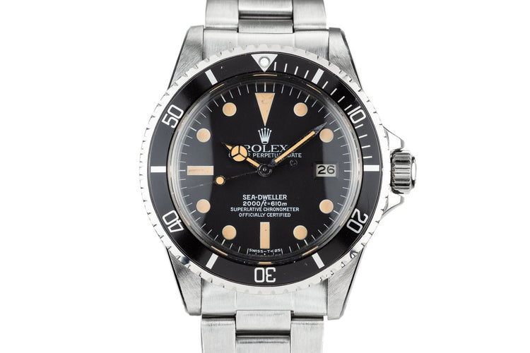 1981 Rolex Sea-Dweller 1665 with Box and Papers