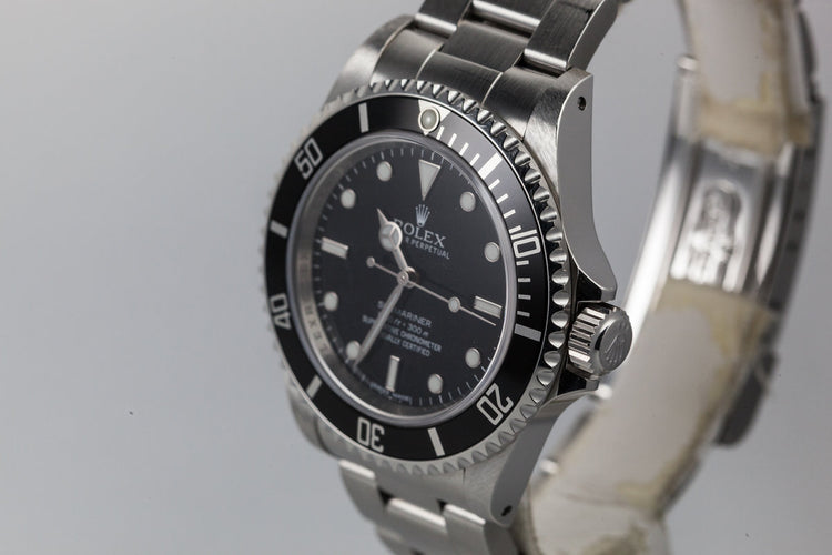 2010 Rolex Submariner 14060 with Box and Papers
