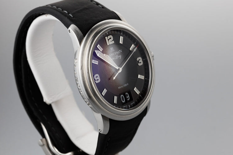 Blancpain Aqua Lung Grand Date 2850B-1130-64B with Box and Papers