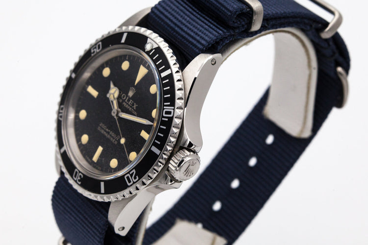 1965 Rolex Submariner 5512 Black Gilt Meters First Dial