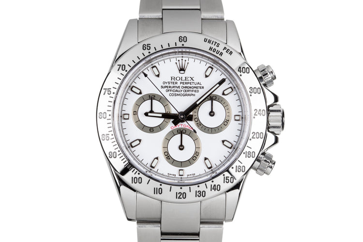 2003 Rolex Daytona 116520 White Dial