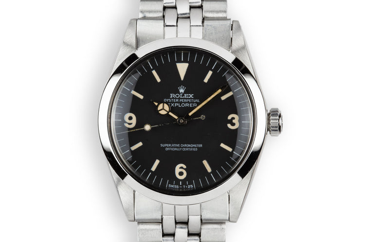 1969 Rolex Explorer 1016 Matte Dial with Double Punch Papers