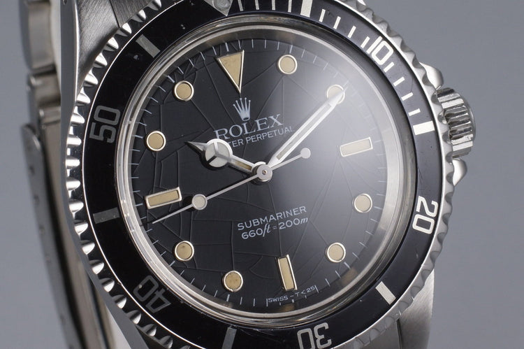 1985 Rolex Submariner 5513 Spider Dial with Box and Papers