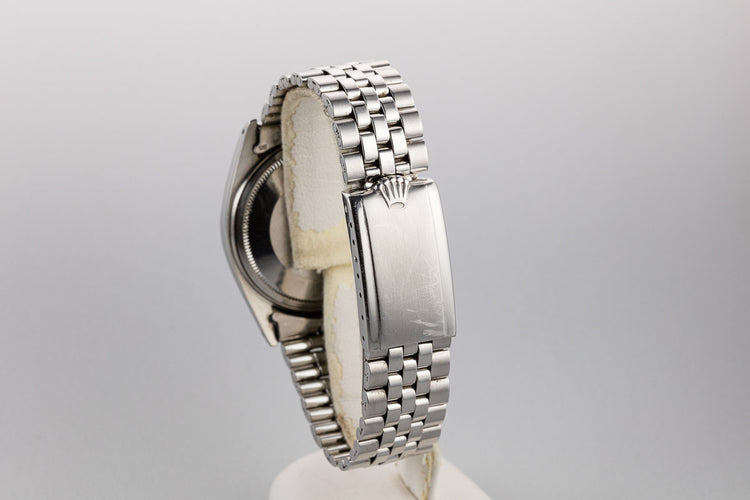 1968 Rolex DateJust 1601 No Lume Silver Dial