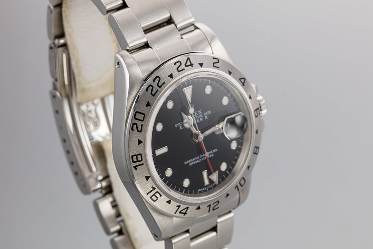 1991 Rolex Explorer II 16570 Black Dial