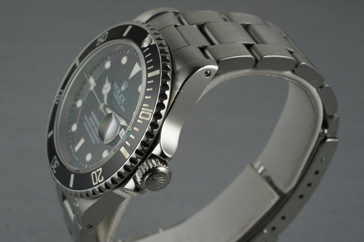 1995 Rolex Submariner 16610 with Box and Papers