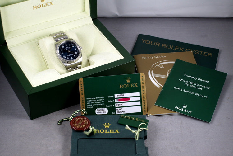 2006 Rolex Air-King 114210 with Box and Papers