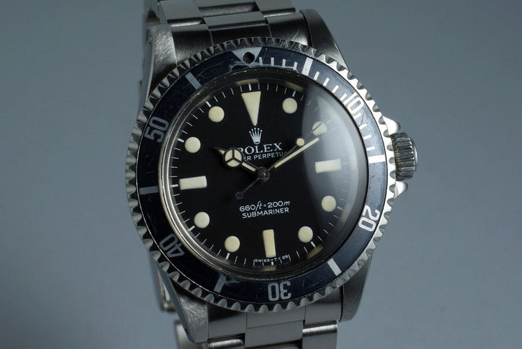 1979 Rolex Submariner 5513 Mark I Maxi Dial