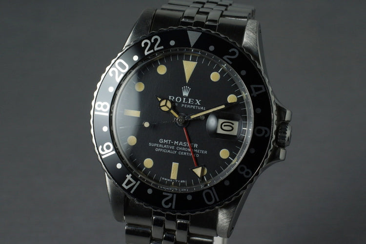 1971 Rolex GMT 1675 with Japanese RSC Papers