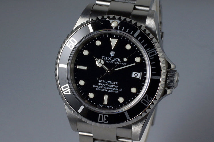 2006 Rolex Sea Dweller 16600 with Box and Papers