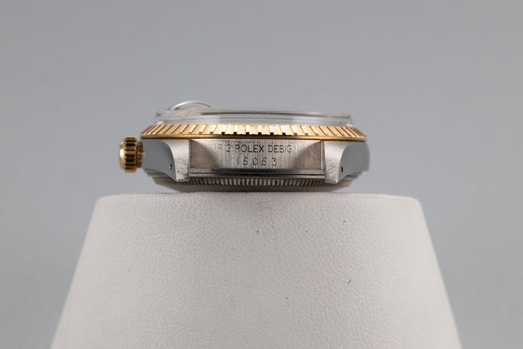 1988 Rolex Two Tone Date 15053 with Box and Papers