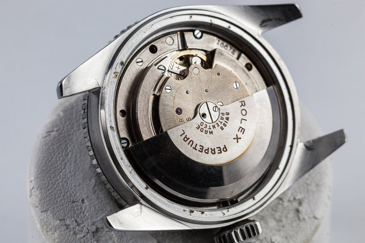 1954 Rolex Submariner Big Crown 6200 with Tropical Explorer 3, 6, 9 Dial and Big Logo Bracelet