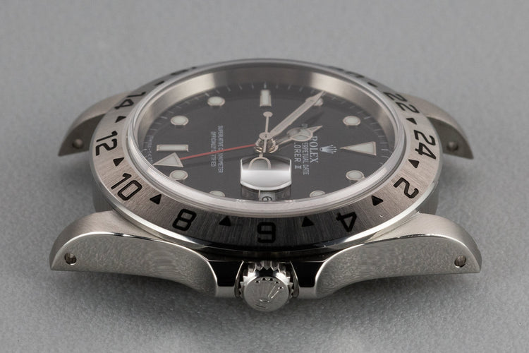 1997 Rolex Explorer II 16570 Black Dial