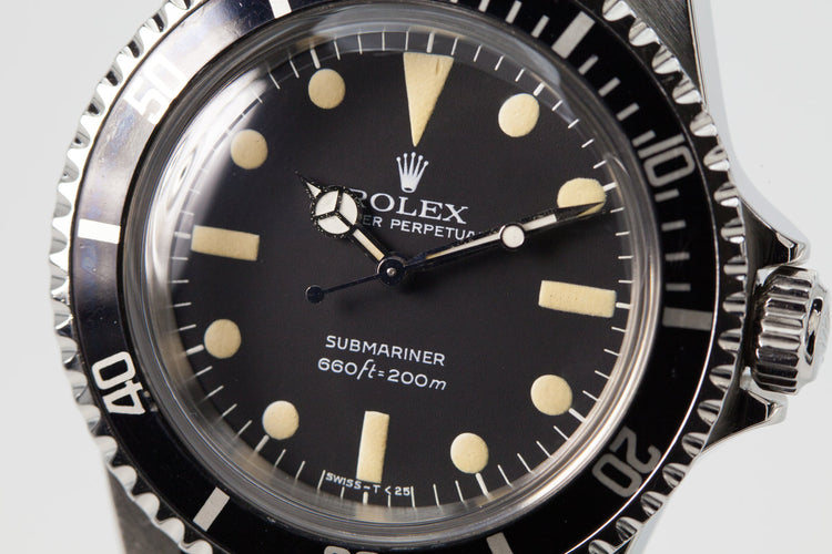 1981 Rolex Submariner 5513 Mark II Maxi Dial