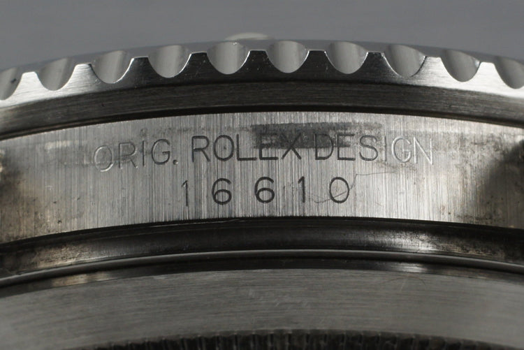 1999 Rolex Submariner 16610