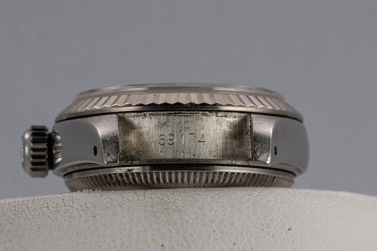 1987 Rolex Ladies DateJust 69174 Silver Dial with Box and Papers