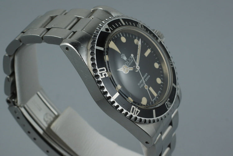 1980 Rolex Submariner 5513 Mark 3 Maxi Dial