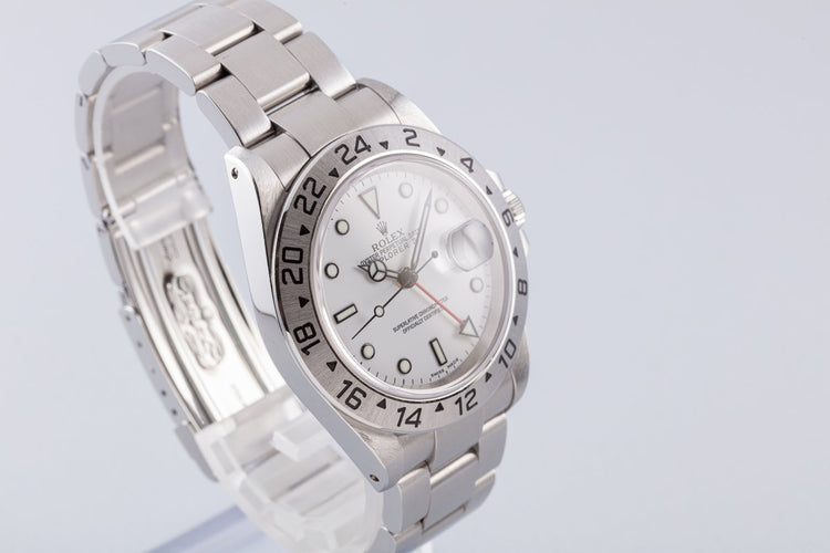 2001 Rolex Explorer II 16570 "Polar" White Dial with Box and Papers