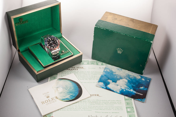 1978 Rolex GMT-Master 1675 with Box and Papers