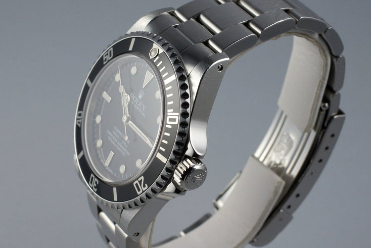 2009 Rolex Submariner 14060M with 4 Line Dial
