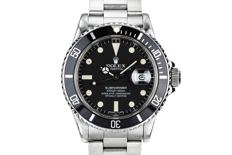 1983 Rolex Submariner 16800 Matte Dial