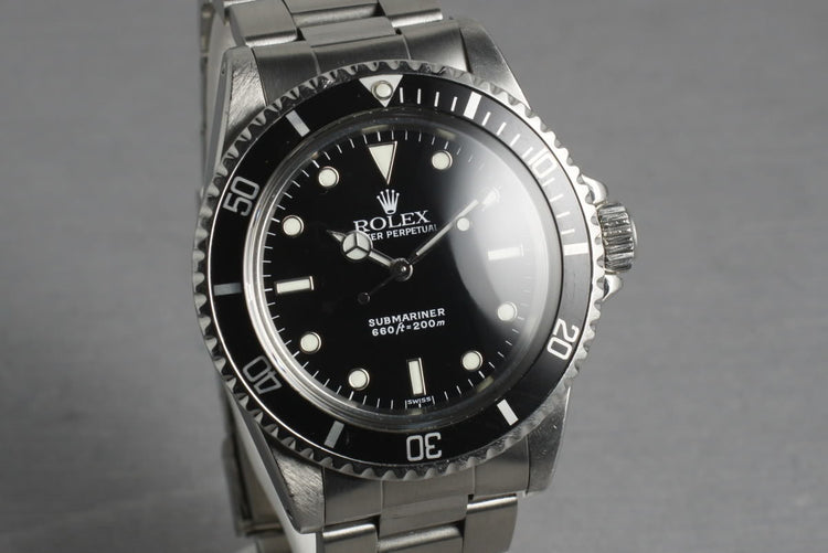 Rolex Submariner 5513 with WG surrounds