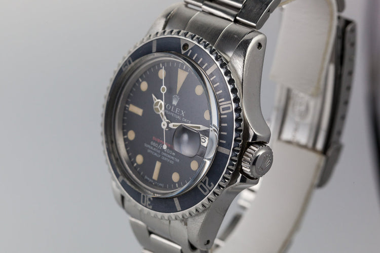 1971 Rolex Red Submariner 1680 Mark IV Dial