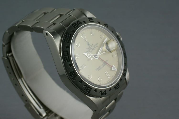 Rolex Explorer II 16550 Cream Dial with Papers