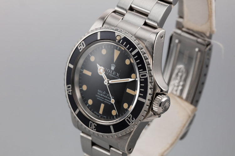 1977 Rolex Submariner 5512 Serif 4 Line Dial